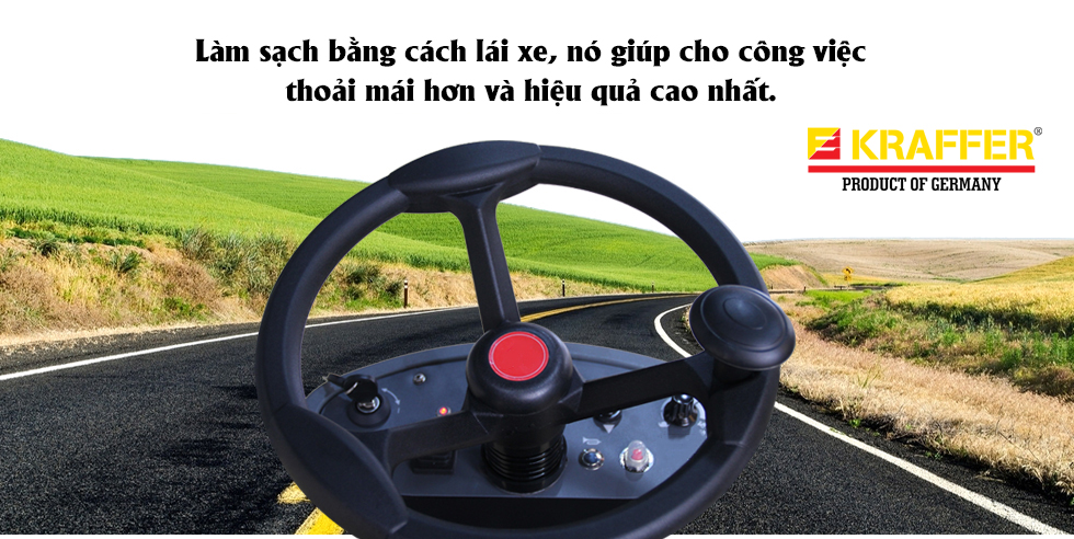 máy vệ sinh sàn nhà xưởng kraffer gm-ac